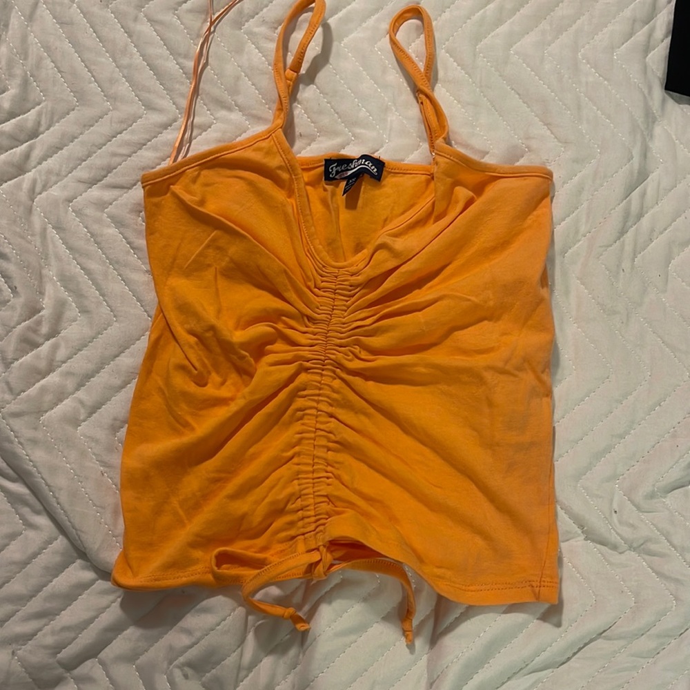 Neon orange top